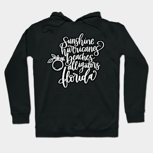 Sunshine Hurricanes Beaches Alligators Florida Hoodie